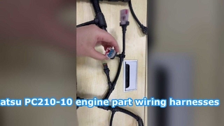 Rangkaian kabel bagian mesin Komatsu PC210-10 6755-81-9310