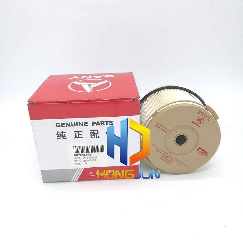 Bahan bakar Sany suku cadang B22210000729 Elemen Filter Penyedot Minyak Excavator