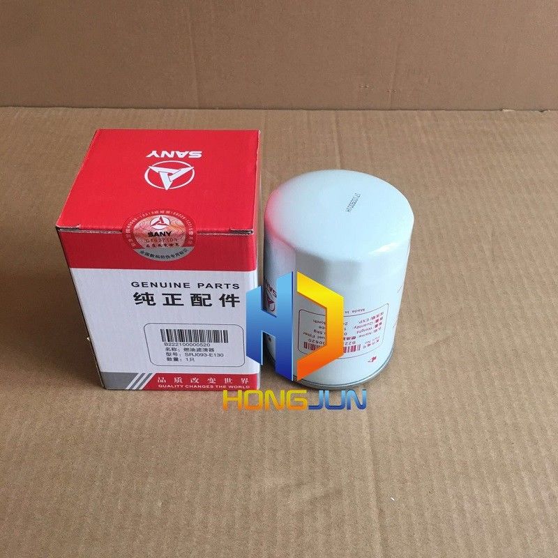 Mesin Diesel Sany Bagian Excavator, B222100000520 Elemen Filter Bahan Bakar Excavator