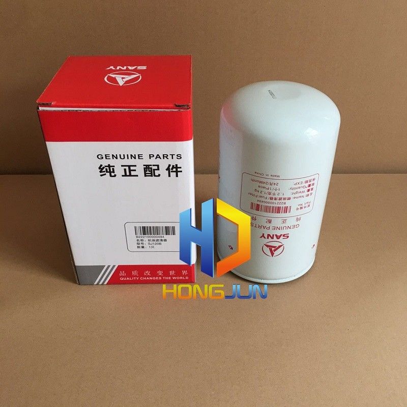 B222100000494 Sany suku cadang excavator, Original Excavator Oil Filter