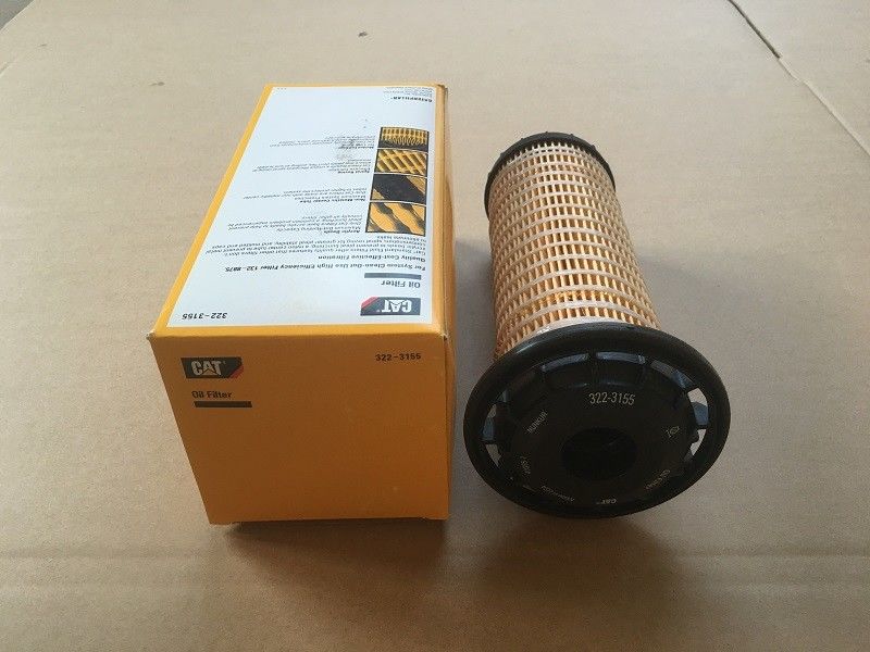 Bahan bakar pelumas Caterpillar Filter Element Excavator Bagian mesin L9155 3223155