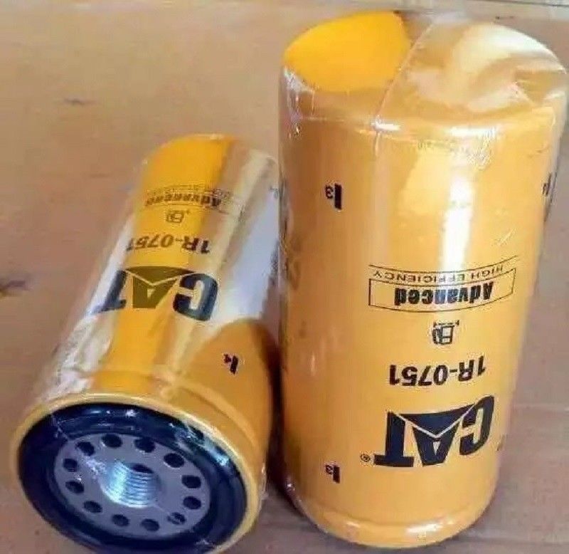 1R0751 Bagian mesin truk Caterpillar elemen Filter bahan bakar asli