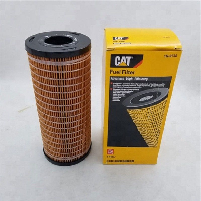 Filter bahan bakar berkualitas tinggi untuk mesin diesel 1R0756 untuk Caterpillar