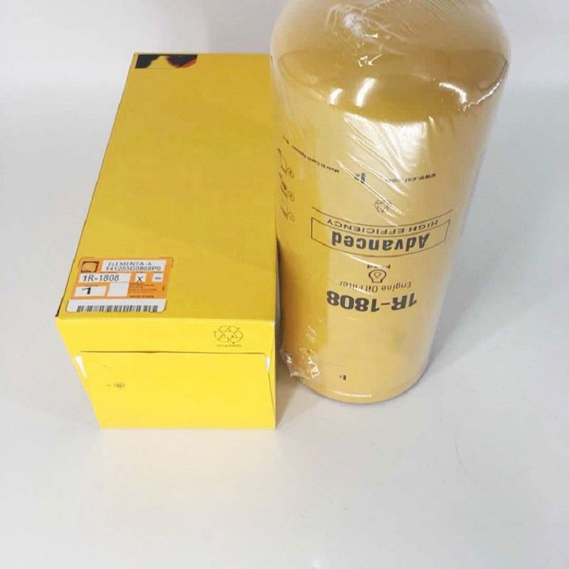Penggali Mesin Diesel Filter Minyak Setara Alternatif 1R1808 untuk Caterpillar