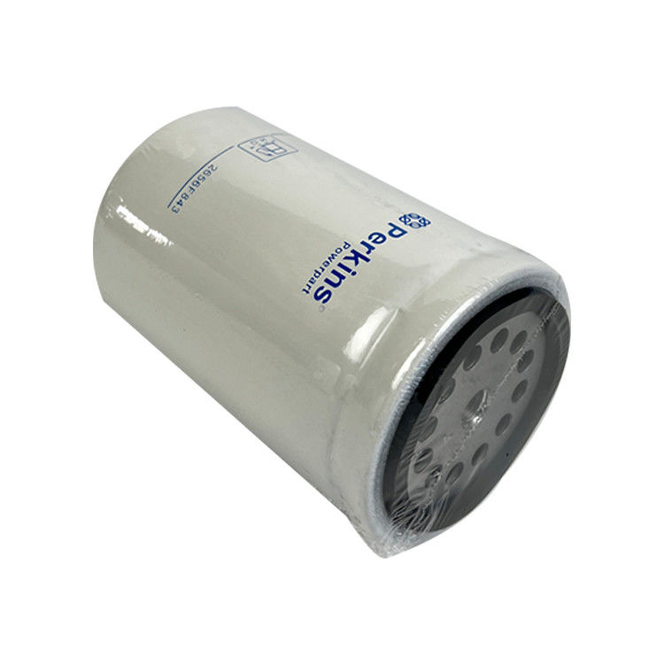 Bagian pengganti mesin diesel Perkins 2656F843 Filter bahan bakar untuk mesin konstruksi