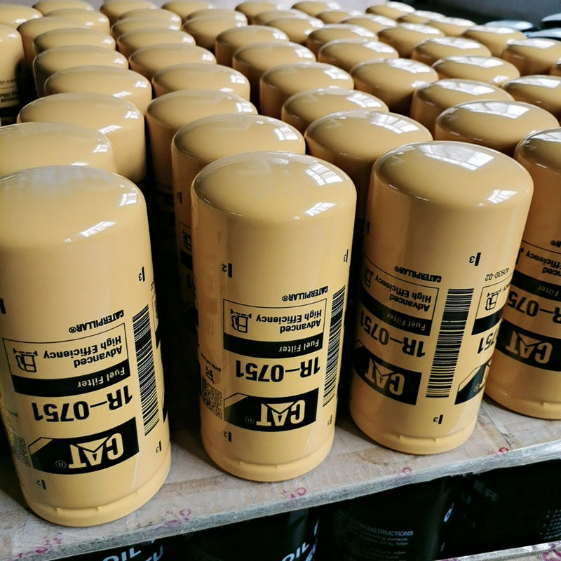 Filter bahan bakar efisiensi tinggi untuk suku cadang mobil 1R0751 Filter bahan bakar Filter minyak diesel untuk Caterpillar