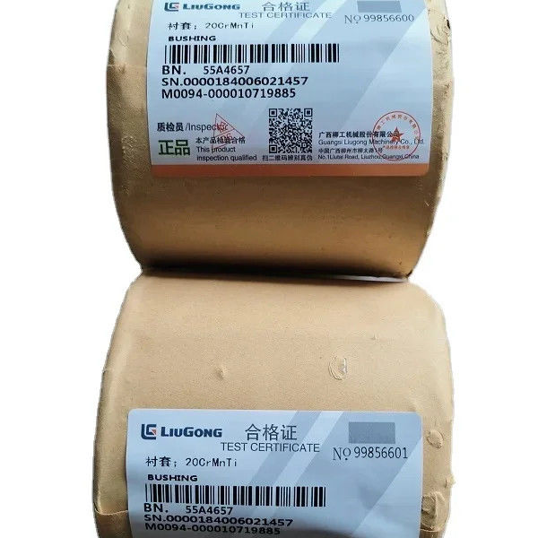 Original Warna Sintered Tembaga Flange Powder Metallurgy Baja Bushing 55A4657 Bush Untuk Liugong