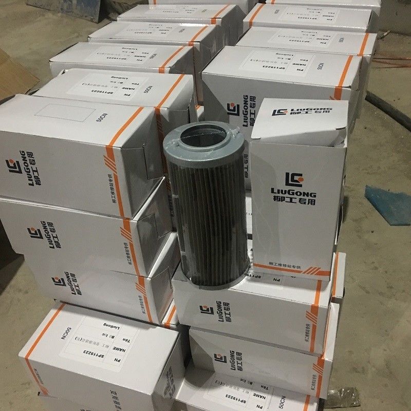 Liugong Mesin Konstruksi Mesin Diesel Bagian SP119223 Filter Minyak Untuk Wheel Loader Ganti