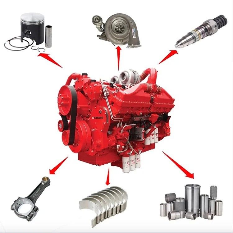 Energi Pertambangan Excavator Aksesoris KTA38 KTA50 Mesin Diesel Bagian 3007525 3006089 Silinder Liner Kit
