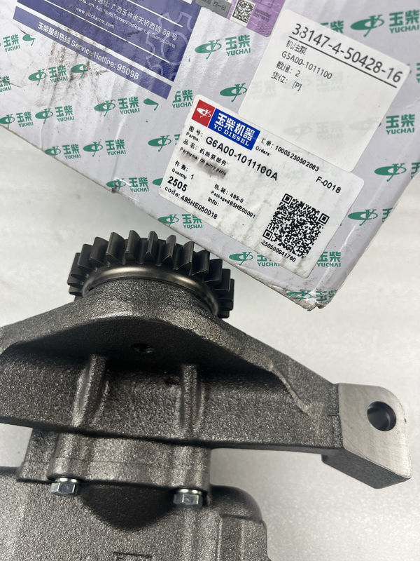 Suku cadang Mesin Yuchai YC6G260N Asli G6A00-1011100A Suku Cadang Truk Kit Perbaikan Pompa Oli Mesin untuk Suku Cadang Bus YUTONG